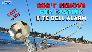 Best DIY Tips - How to Make Fishing Bite Bell Alarm which can stay on the fishing rod while casting.