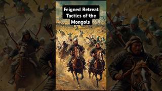 Feigned Retreat Tactics of the Mongols #MongolEmpire#HistoryShorts#MilitaryTactics#MongolConquests