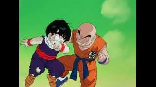 Krillin and Gohan vs Captain Ginyu