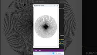 Draw Ninja Design Using Python Turtle! #shorts #ytshorts #youtubeshorts