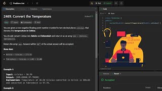 LeetCode problem 2469 | Convert the Temperature | coding problem using | video 1 c++ #LeetCode