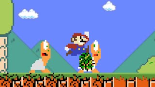 Everywhere Mario goes, the world EXPLODES!