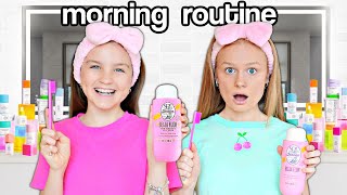 COPYING My 12 Year Old SISTER’S SCHOOL MORNING ROUTINE