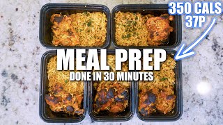 ONE PAN CHICKEN & RICE MEAL PREP | The EASIEST Way To Diet!