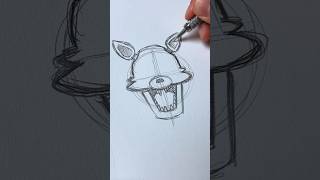 Drawing ASMR🎧 Foxy! FNAF (#shorts)