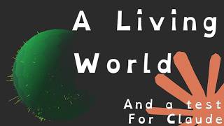 I using Claude a Living Earth Simulator in Python 🌍 | Evolution, Ecosystems & Survival
