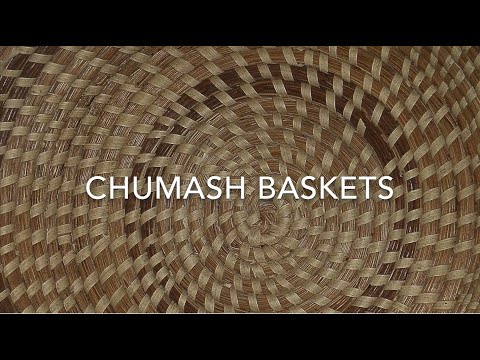 What are Chumash baskets made of?