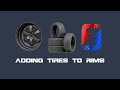 How to ADD Tires to Rims and Setup Wheels Zmodeler Fivem