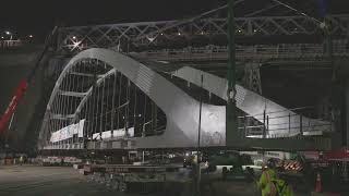 Delancey Street Pedestrian Bridge Installation