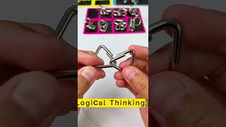 Easily Solve Triangle Metal Puzzles in Seconds #shorts #puzzle #solve