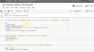 19 - Python Exceptions