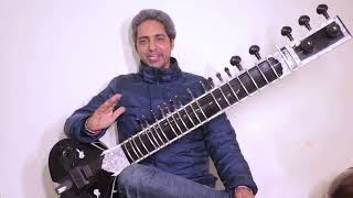 How to Play Tan in Raga Yaman on Sitar for beginner , part 4