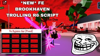 *FE* NEW Brookhaven Trolling R6 Bypass Script Hack | John Doe Fluxus,Hydrogen,Delta,Arceus X Mobile