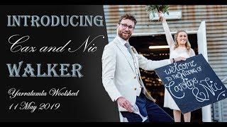 Caz and Nic | A Very Walkie Wedding