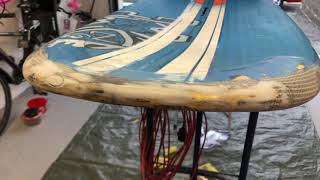 Windsurf board repair - Starboard Futura 124 L