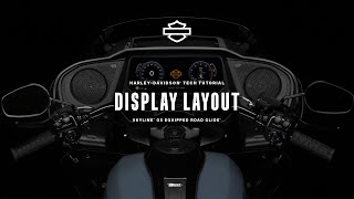 How to Choose and Change the Display Layout of Skyline OS | 2024 Harley-Davidson Road Glide