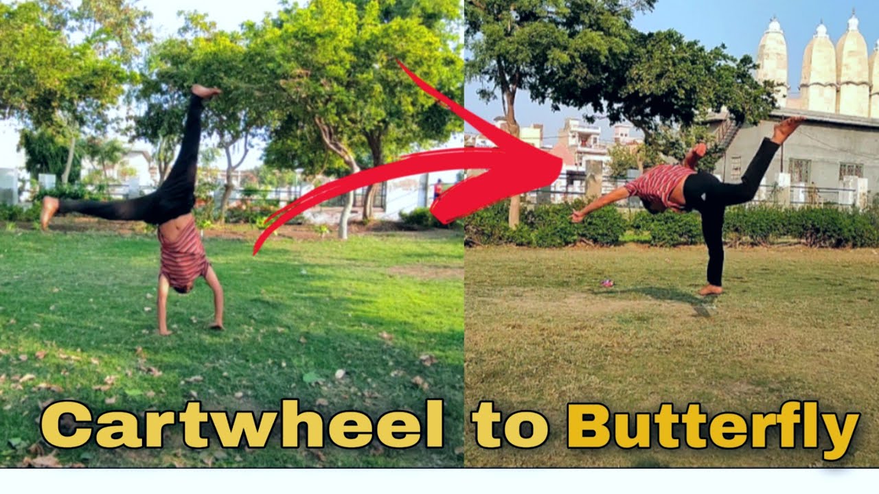 Convert A Cartwheel Into Butterfly Kick / How To Do A Butterfly Kick ...