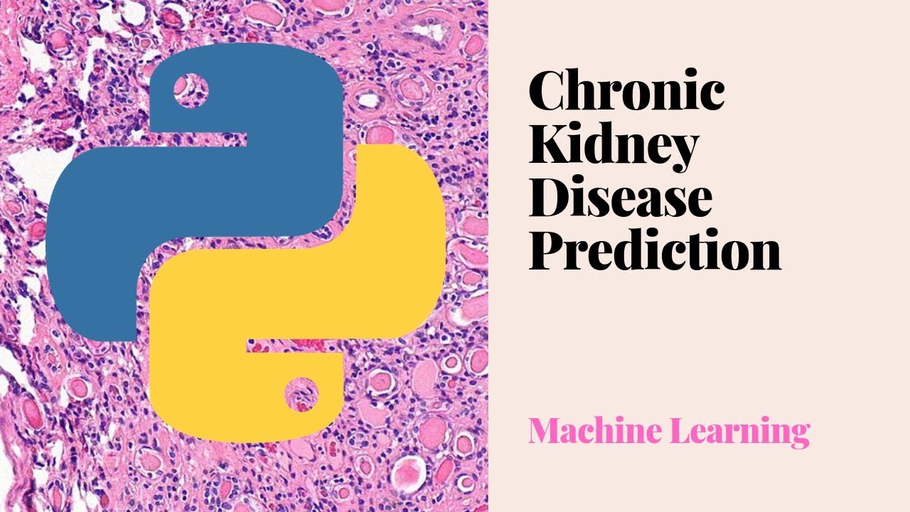 Chronic Kidney Disease Prediction Using Python & Machine Learning - YouTube