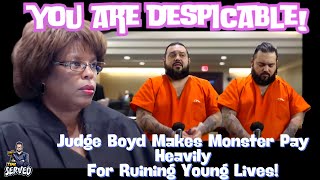 Judge Boyd Delivers Long-awaited Justice To Savage For Unspeakable Crimes