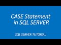 CASE STATEMENT IN SQL