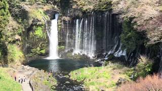 實拍·富士山·白糸の滝（白絲瀑布）