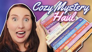 HUGE Cozy Mystery Book Haul 📚 What I Bought at the Ashland Mystery Fest!