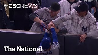 #TheMoment 2 Yankees fans got themselves thrown out of the stadium