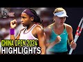 Coco Gauff vs Yulia Starodubtseva QF Highlights | Beijing 2024