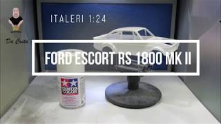 Paintig the body of Italeri Ford Escort RS 1800 Mk II 1:24 With Tamiya Can´s