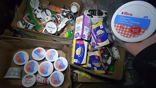 Dumpster Diving Aldi #132 Free Grocery Shopping!