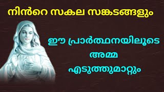 നിൻറെ സകല സങ്കടങ്ങളും ഈ പ്രാർത്ഥനയിലൂടെ അമ്മ എടുത്തുമാറ്റും l impossible prayer l Kreupasanam