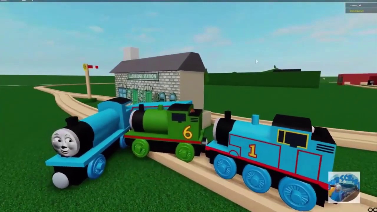 THOMAS AND FRIENDS WOODEN RAILWAY ROBLOX - YouTube