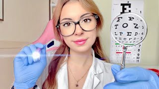 ASMR Eye Exam Doctor Roleplay Lens 1 or 2 Test REALISTIC Vision Examination, Cranial Nerve, Light
