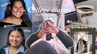 College Diaries ⭐️ at Montclair State University | commuter, headshots, business era 🦅