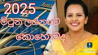 2025 මිථුන ලග්නයට කොහොමද