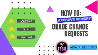 Admin User - Grade Change Request