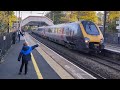 Tommy's Trains - Cramlington Railway Station (beautiful October evening)