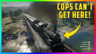Red Dead Redemption 2 - The EASIEST Way To Rob Trains Without Getting Cops - AMAZING Money Making!