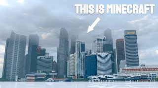 We built Singapore, 1:1 scale in Minecraft