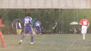 2017.4.2　中学サッカー　TRM２　宗像セントラル　vs　自彊館中学校　（30分)