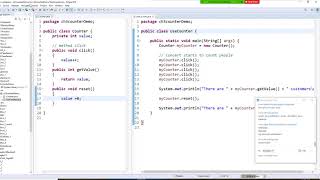 Java programming, create a simple bank Account class, chapter 3 section 3 demonstration