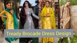 Trendy Brocade Dress Design|| Brocade Suits Designs 2022|| Partywear Brocade Dress|| Fashion Lovers