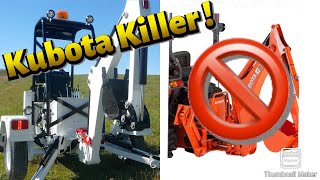 GO-FOR-DIGGER Towable Driveable BACKHOE!  Kubota Killer!  (Part 1 of 2)