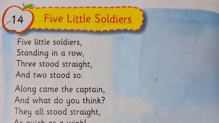 Five  Little Soldiers | Jr Kg Poem | Songs & Rhymes | S&D Teacher
