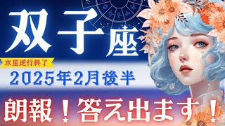 【双子座】確信の2月末✅ 10月から奮闘してきた全ての双子座さんへ💐ハッキリします‼️木星逆行終了、拡大の準備を！【星読みタロット】