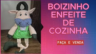 Diy- Boizinho enfeite de cozinha #façaevenda #artesanato #bonecadepano