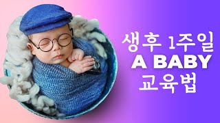 생후1주일된 아기 교육 | 신생아 교육법