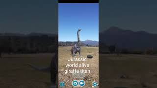 jurassic world alive Giraffatitan