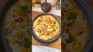 Viral Paratha Pizza Recipe😍 #shorts #trending #pizza