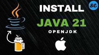 How to Install Java 21 On MacOS using Homebrew - openjdk | Mac M1 M2 | Intel or Silicon Based Mac